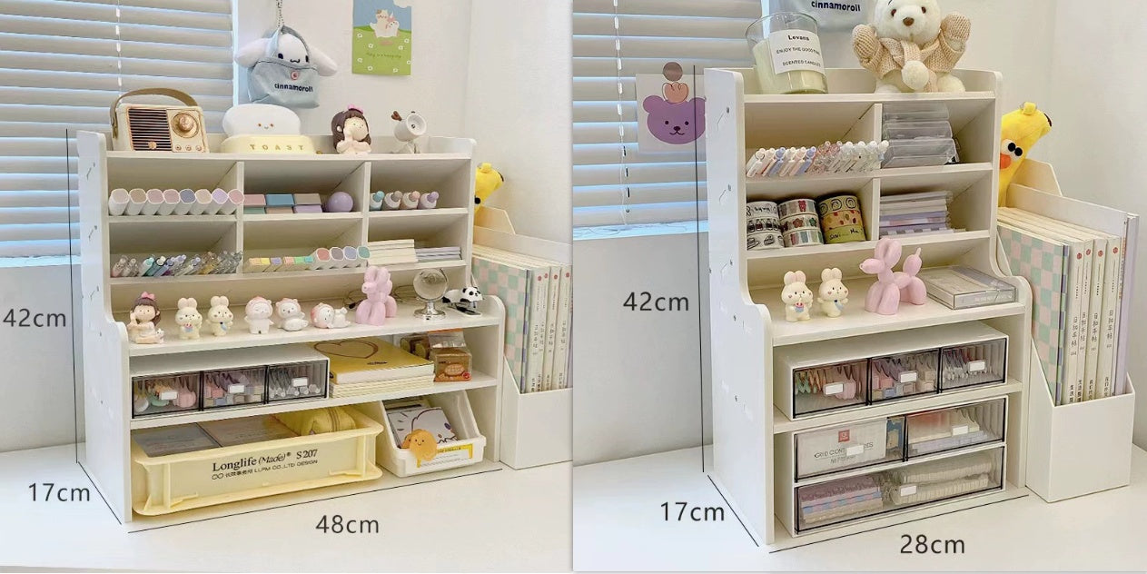 Desktop Storage Shelf Multi-tier Small Shelf For Organizing Stationery