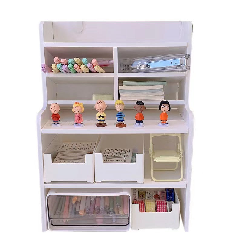 Desktop Storage Shelf Multi-tier Small Shelf For Organizing Stationery