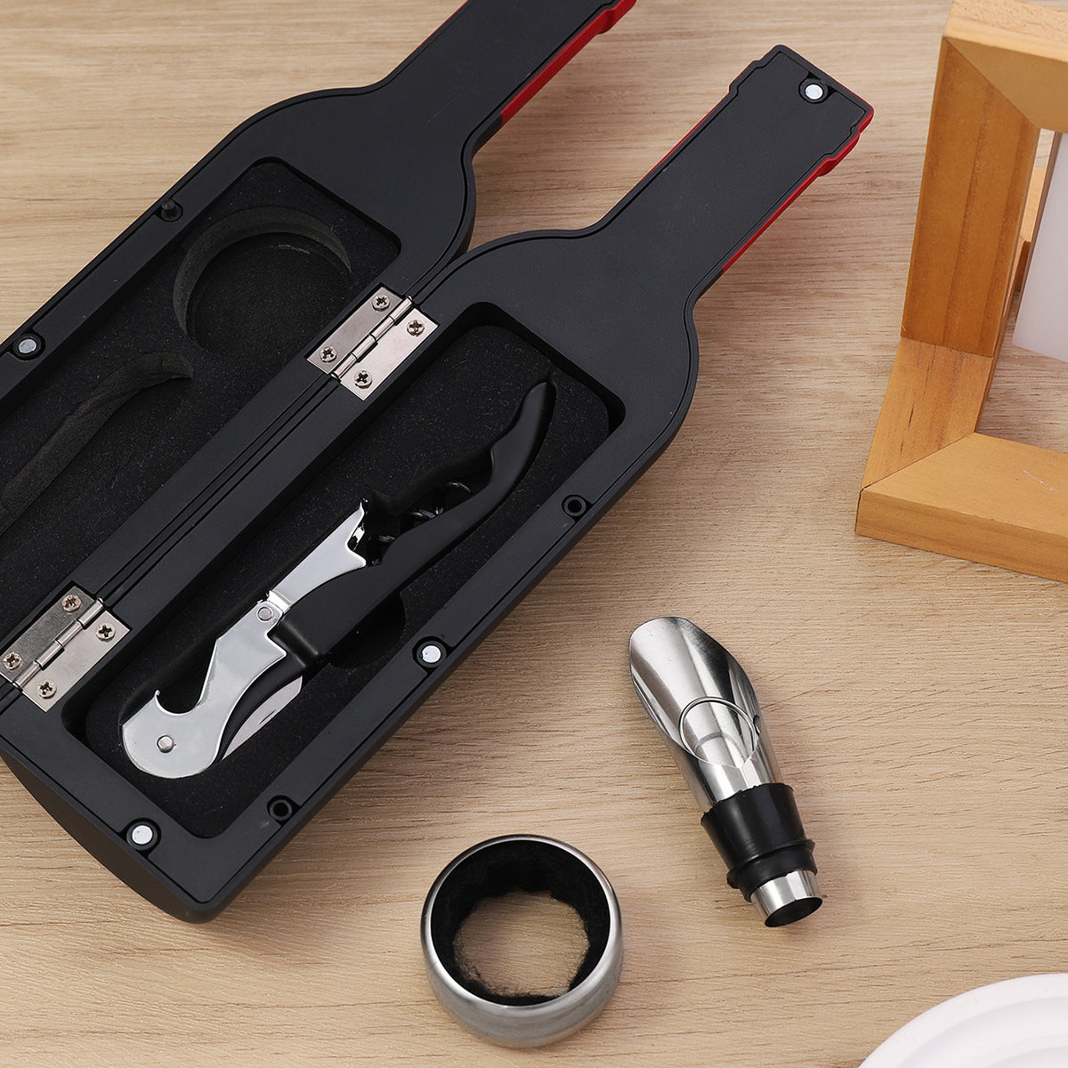 Wine Corkscrew Stainless Steel Wine Tumbler Set